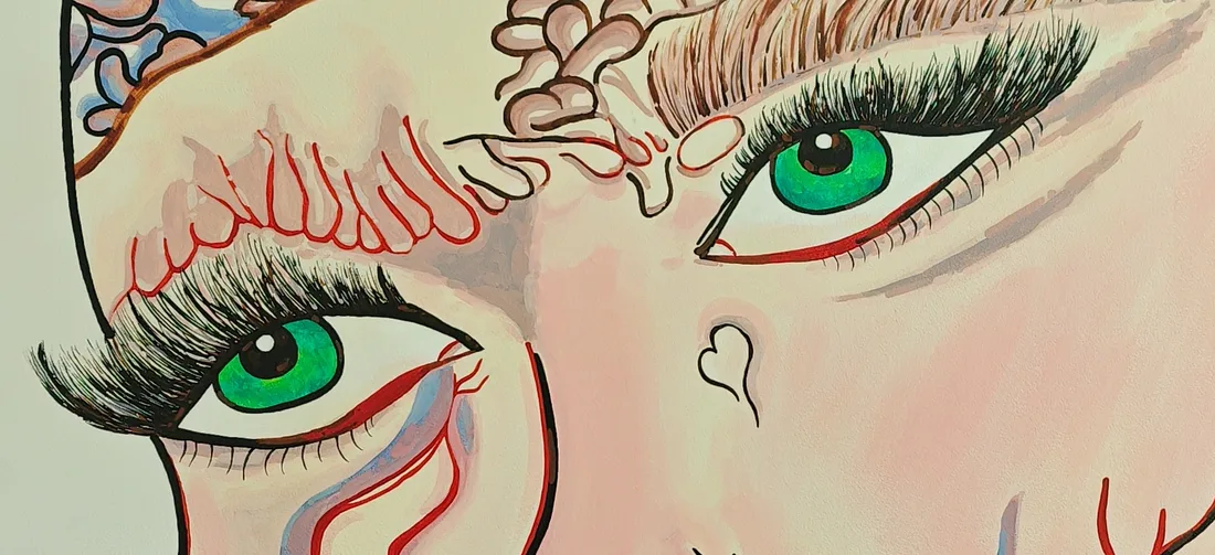La mirada del dibujo «La cara del corazón»
